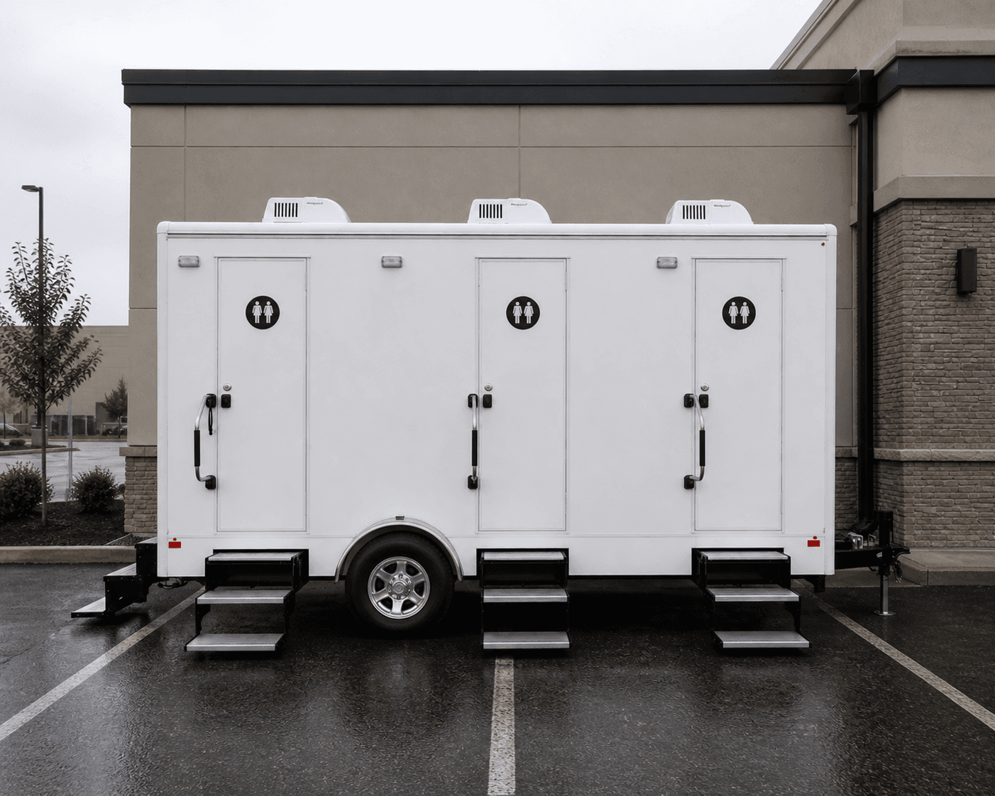 4-Stall Luxury Restroom